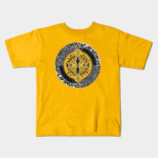 Moon Mandala at Midnight Kids T-Shirt